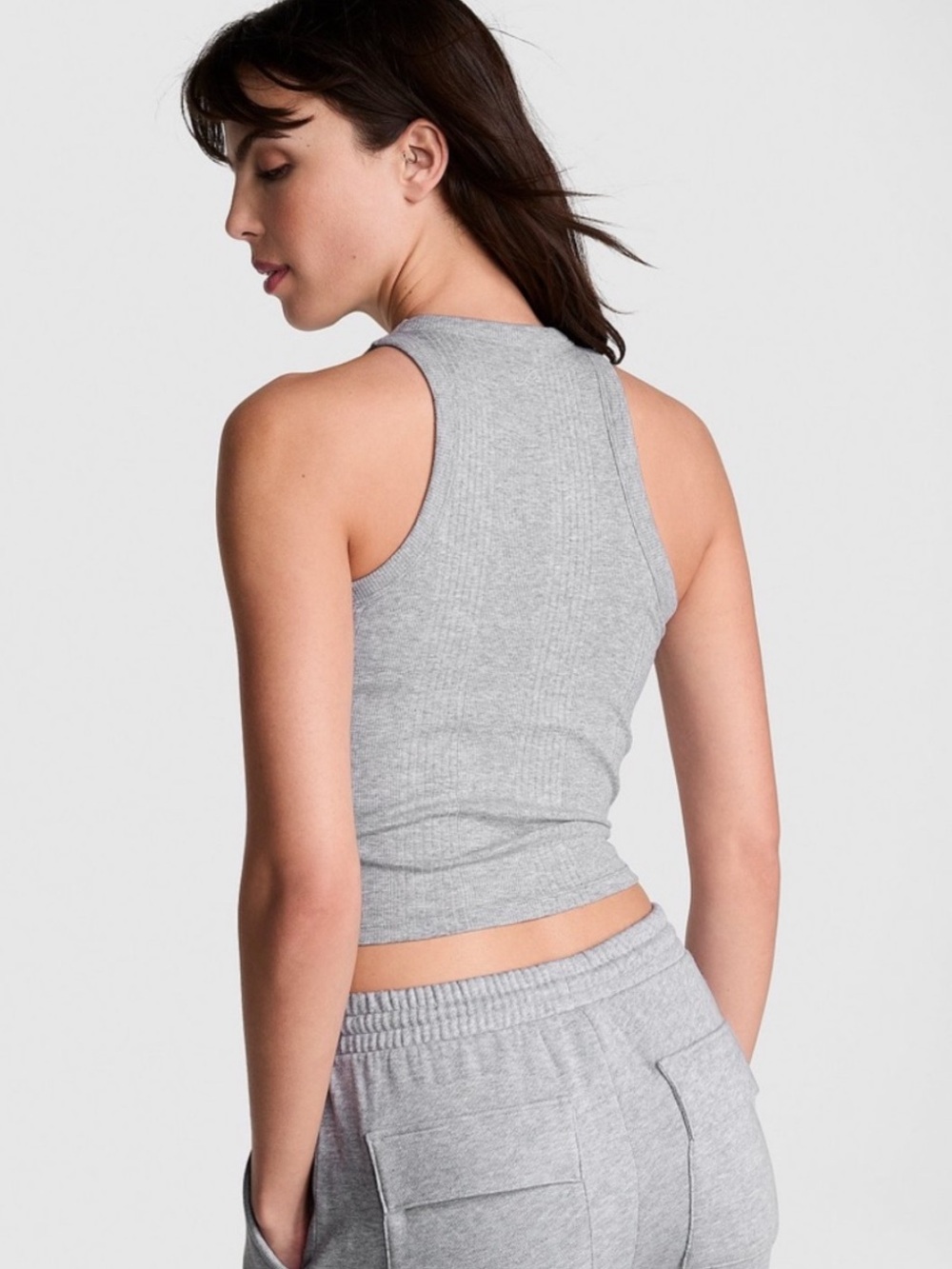 VS PINK Ribbed Tank Top S - Picture 2 of 11